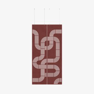 Akoestische roomdivider 2400×600