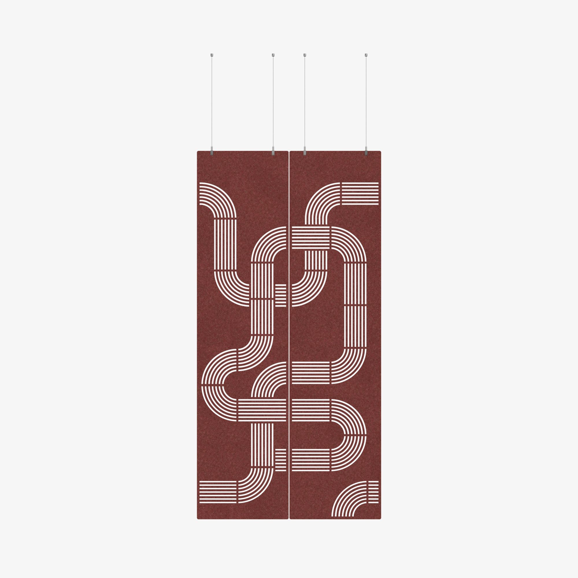 Akoestische roomdivider 2400×600