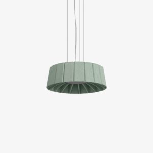 Geplooide akoestische hanglamp