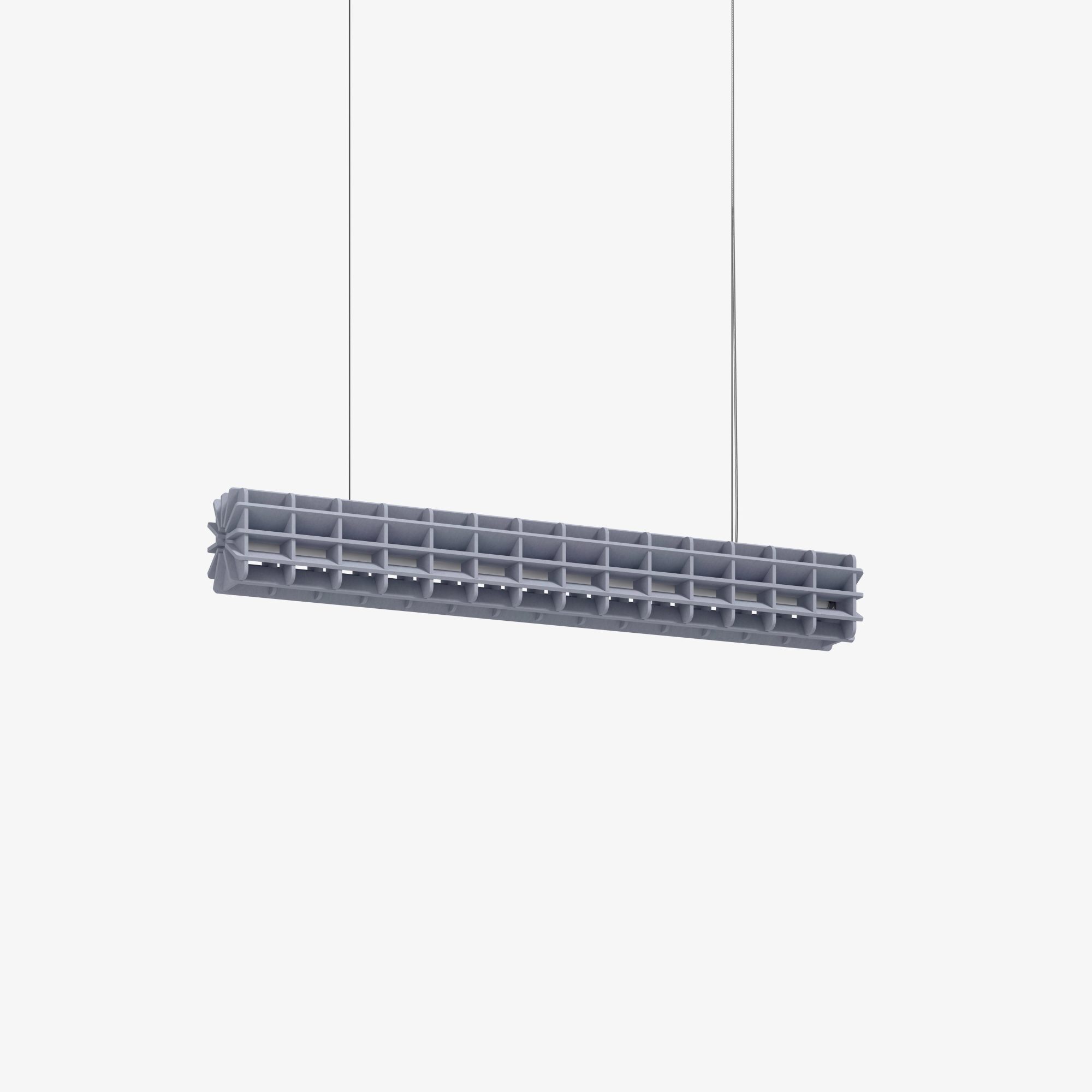 Radiale akoestische hanglamp