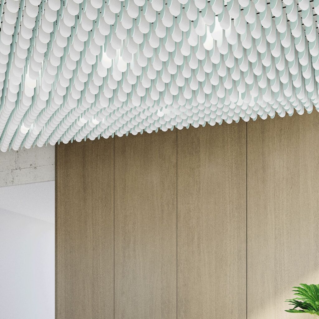 FLOCK LIGHT in een interieur